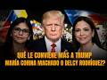 Qué le conviene más a Trump: María Corina Machado o Delcy Rodríguez? | Sánchez Grass en America