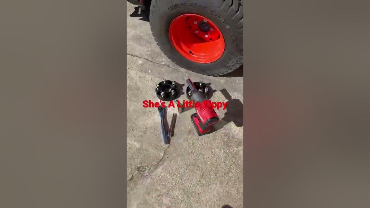 Kubota BX23S Wheel Spacers. shorts YouTube