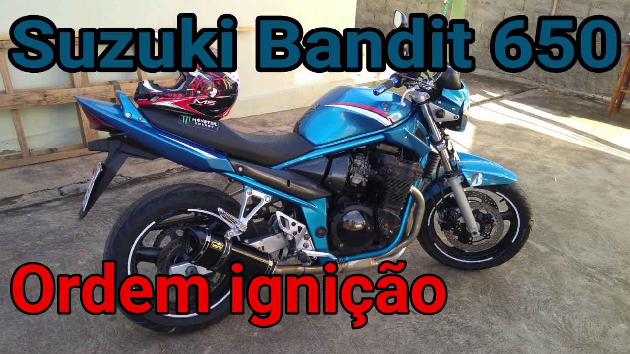 BANDIT 650cc - Ordem de ignição ( Único no YouTube )