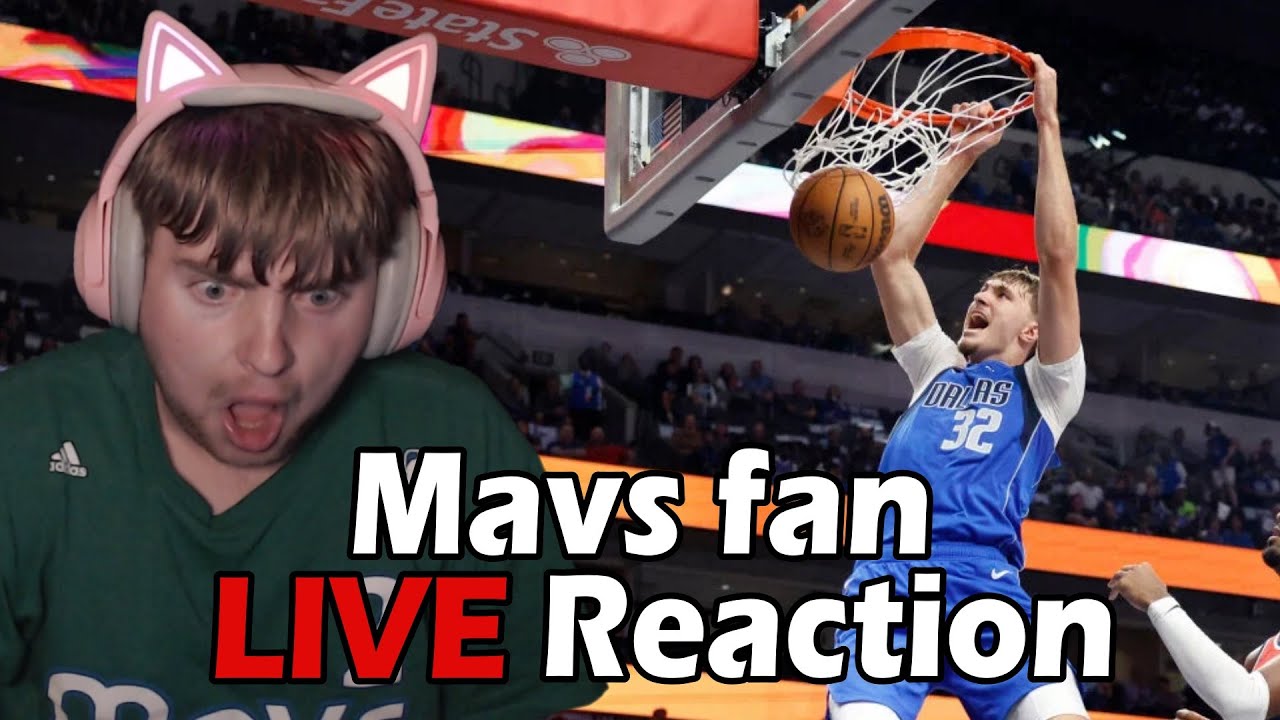 Mavs fan LIVE reaction to Mavs vs Wizards 10/24/25!! - YouTube