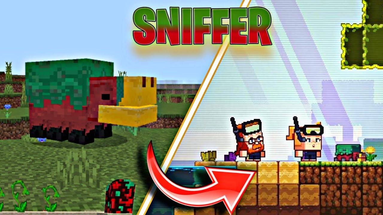 ADDON DE EL SNIFFER EN MINECRAFT BEDROCK /PE YouTube