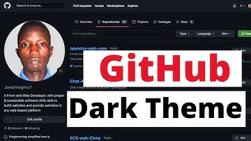 How to Enable GitHub dark mode | Make Your GitHub Theme Dark
