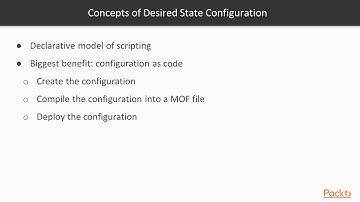 Mastering System Administration with PowerShell 6.x: Overview of PowerShell Configure| packtpub.com