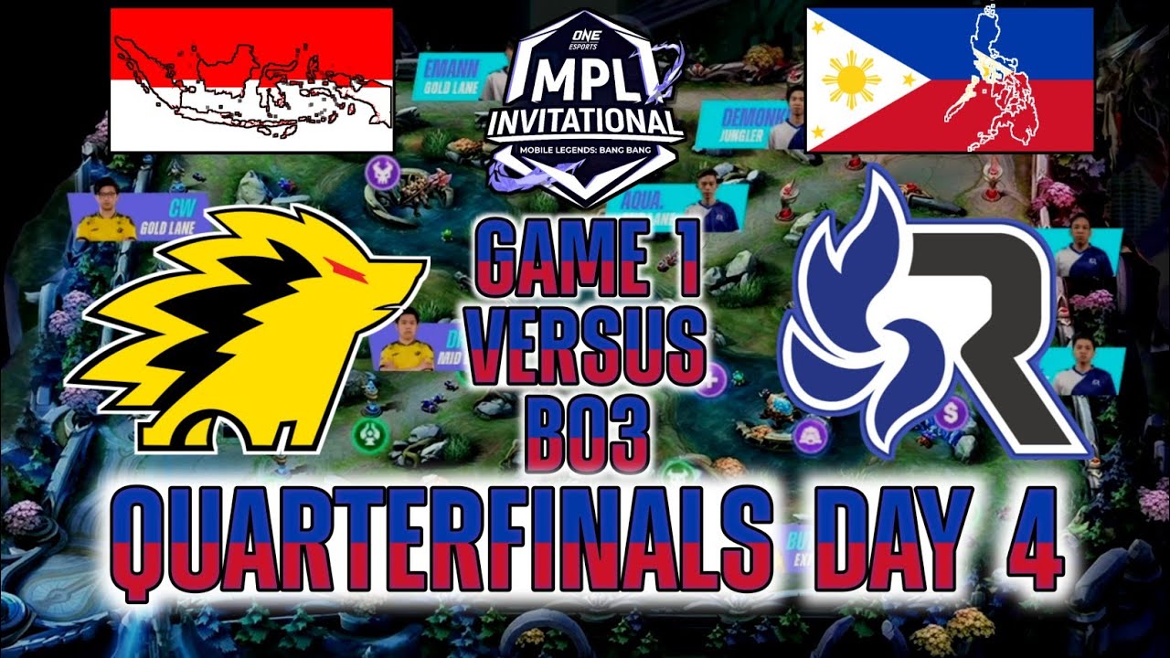 MPLI - ONIC ID VS RSG PH [GAME 1] MPL INVITATIONAL 2021 QUARTERFINALS DAY 4 | ENGLISH (THE RIVALRY)