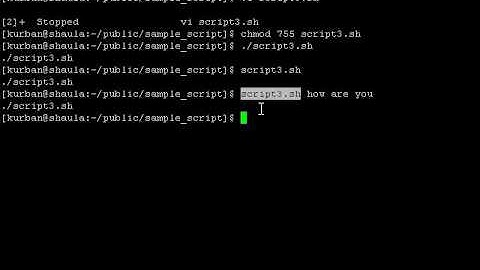 command line parameters