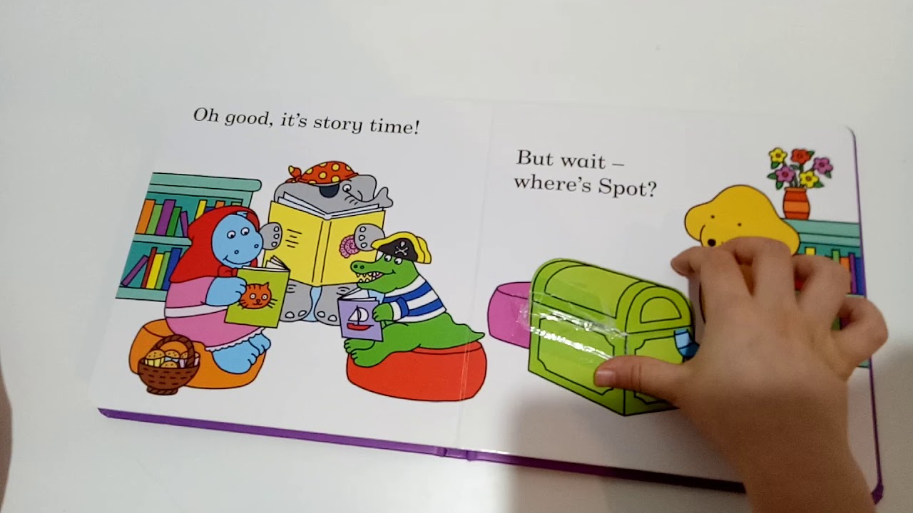 Reading Spot Book Find Spot At The Library Children Story Time Read