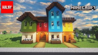How to build colorful house in Minecraft