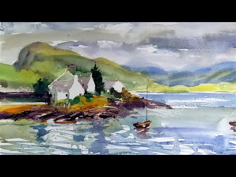 Andrew Wyeth's method of loose watercolour painting | DEMO 7