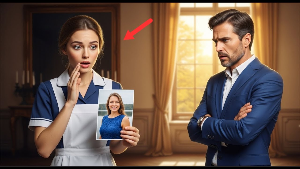 Dlaczego zdjęcie mojej mamy jest w pańskiej rezydencji? — zapytała pokojówka. Milioner zamarł !