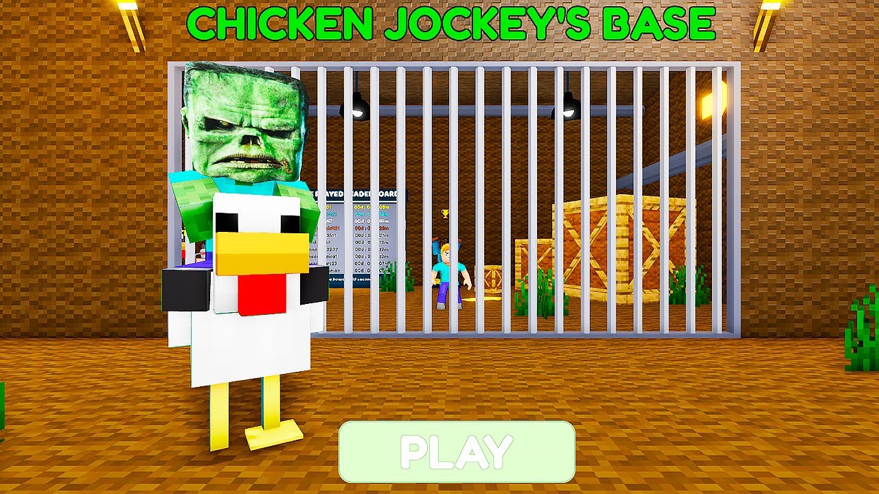 CHICKEN JOCKEY S MINECRAFT PRISON RUN OBBY ROBLOX YouTube 