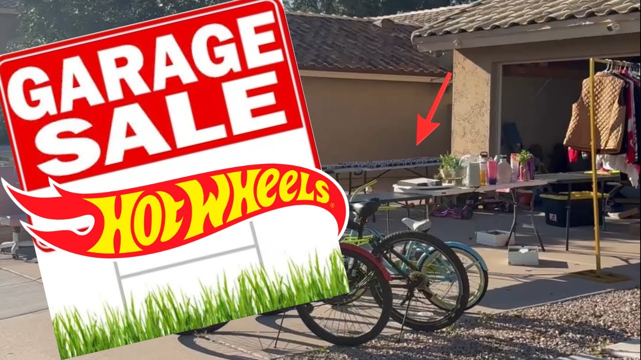 FOUND SUPER RARE HOT WHEELS at a Garage Sale 😱 - YouTube