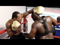 WOW! - ANTHONY YARDE DECKS TRAINER TUNDE AJAYI IN FEROCIOUS WORKOUT WITH LIKKLEMAN / (FULL & UNCUT)