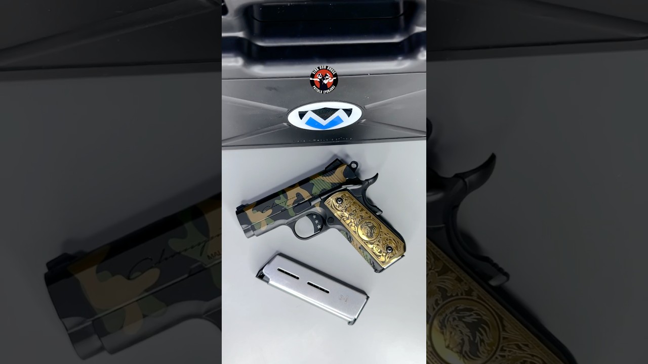 New MSD Champion Custom 1911 (2025) .45 In Beautiful Camouflage Finish With Customised Grips