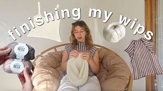 spring cleaning my wips: let’s finish some abandoned knitting projects!