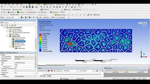 ANSYS Tutorial: Transient Thermal Analysis combined with Stress Analysis (PART 2).