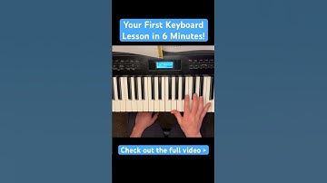 Your First Keyboard Lesson! #keyboard #pianolessons #pianolessonsforbeginners #pianotutorial