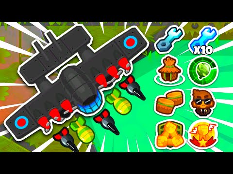 How POWERFUL is this HYPERSONIC $80,000 Flying Fortress? (Bloons TD Battles 2)