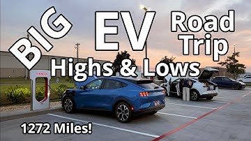 1st BIG EV Road Trip! Over 1000 Miles!