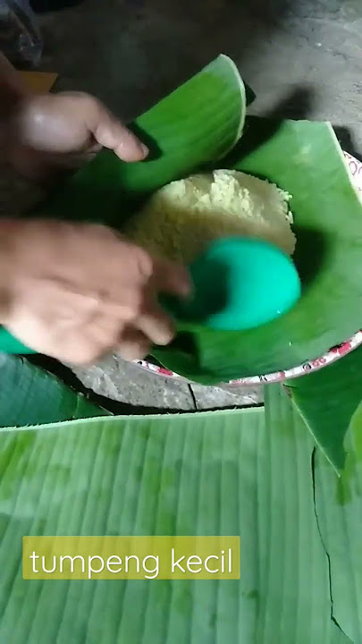 cara bikin tumpeng kecil tanpa alat