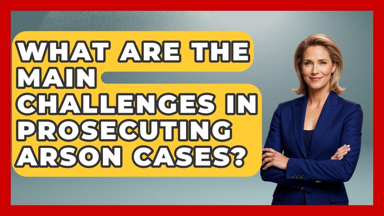 What Are The Main Challenges In Prosecuting Arson Cases? - Law Enforcement Insider