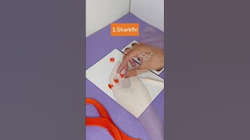 2 Easy Quilling Shapes (Sharkfin & Heart) | OwlStar
