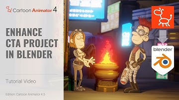 How to Create 2D Character Animation with the Blender Pipeline | Cartoon Animator Tutorial