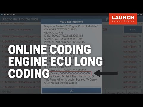 X-431 PAD V | Engine ECU Long Coding | LAUNCH