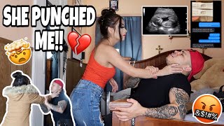 TELLING MY GIRLFRIEND I GOT ANOTHER GIRL PREGNANT!!! **SHE NEARLY KILLED ME!**