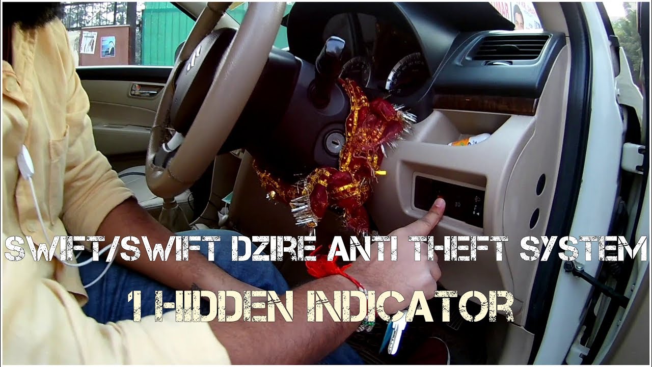 Hidden features of Maruti Swift/Wagon r How to activate Anti theft