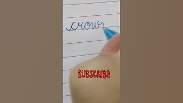 Cursive writing for beginners #cursivewriting #handwriting #creativeskills  #art #skills