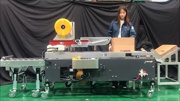 Jaepack 제팩 제봉이 (반자동 제함기 + 테이핑기) / Semi-Automatic Case Erector and Case Sealer