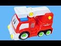 可拆卸組裝的消防車兒童玩具