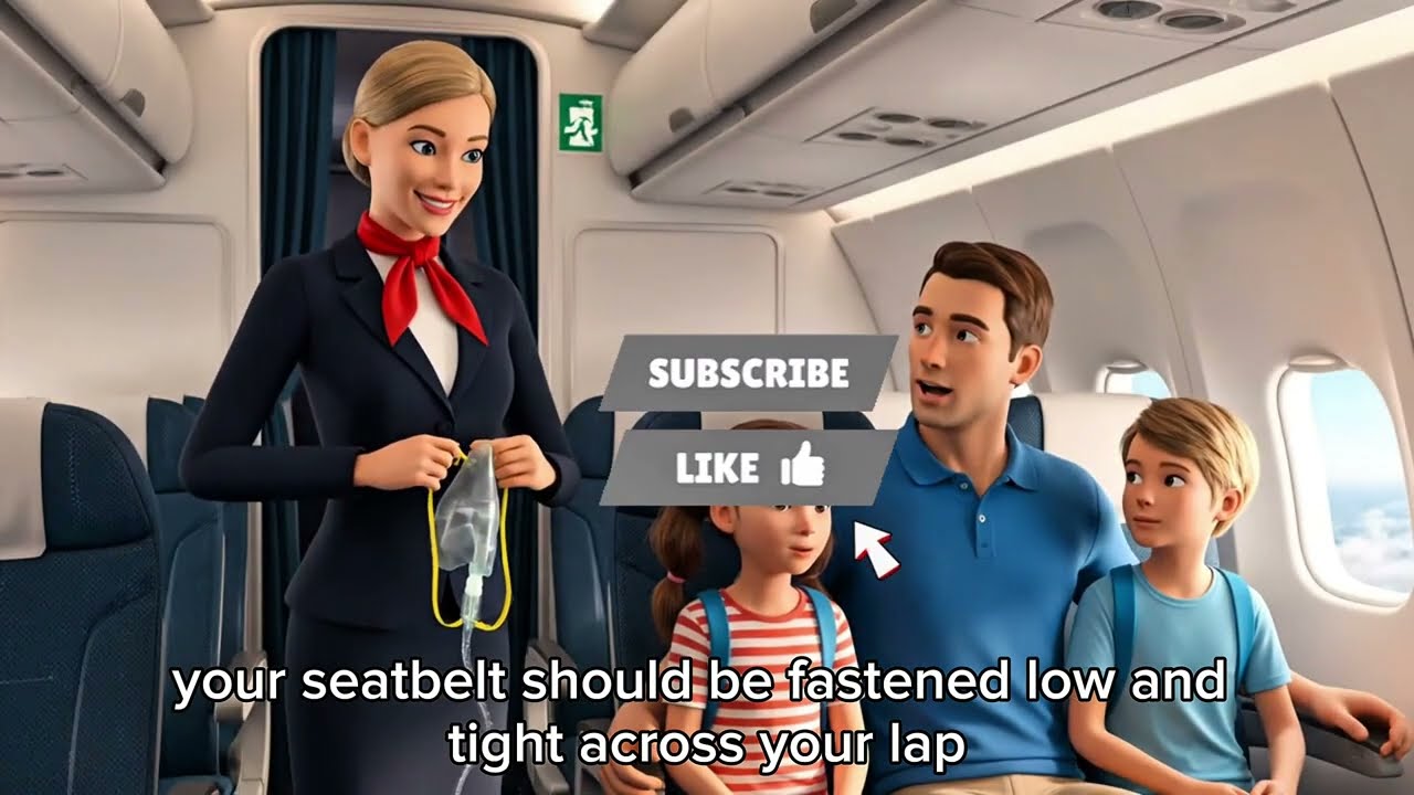 Airport Adventure with Kids | Beginner English Lesson | Family Trip