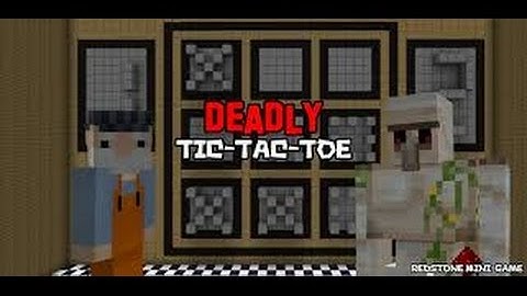 Minecraft Map - Deadly Tic-Tac-Toe !