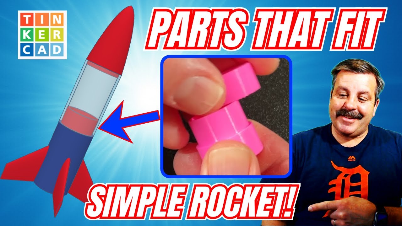 Подходящие компоненты Tinkercad: Sketch Tubes и возможность создать ракету за считанные минуты! 🔥🚀