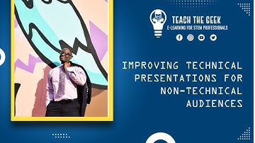 Improving technical presentations for non-technical audiences