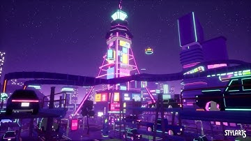StylArts - Stylized Lowpoly Cyberpunk City - Unreal - Unity