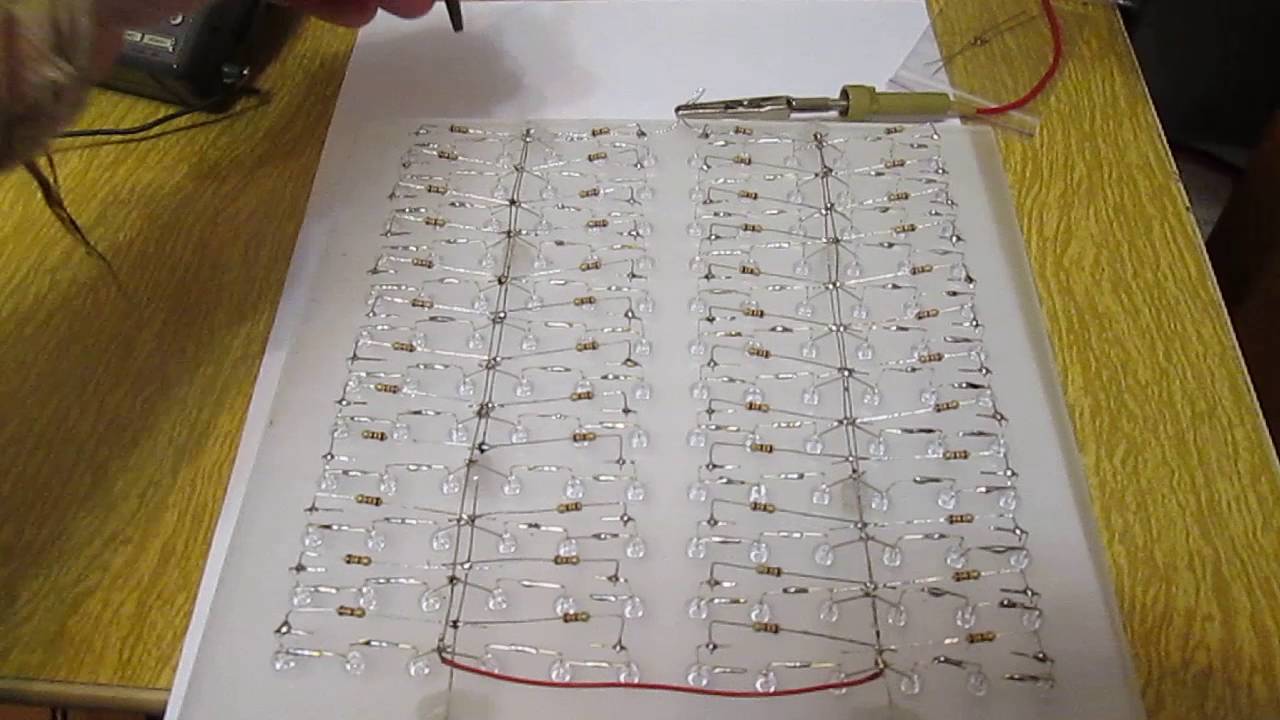 LED УФ лампа, для засветки фоторезиста. - YouTube