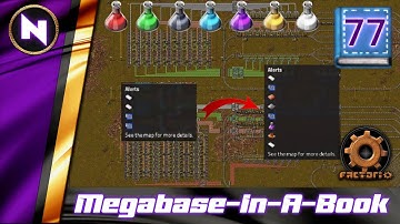 Supressing Resource Warnings; The Never Ending Battle | #77 | Factorio Megabase-In-A-Book Lets Play