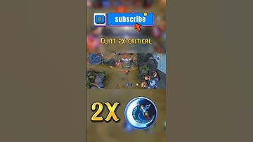 Build Tersakit CLINT 2x critical damage 1 hit doang #shortsvideo #bestbuildclint #shorts