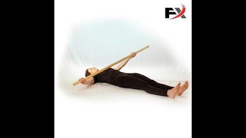 Supine Forward Flexion with Dowel