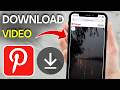 How to Download Video from Pinterest (Easy Guide)