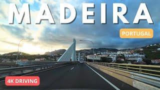 Driving in Madeira 4K | Funchal, Airport - March 2024