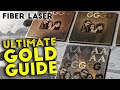 Ultimate gold fiber laser engraving guide  fiber marking and photos