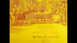 The Fine Arts Quartet: Courtly Music of Mendelssohn (6/6:  Andante scherzando from Quintet op. 87)