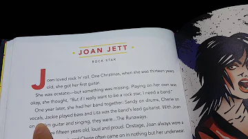 Joan Jett from good night stories for rebel girls