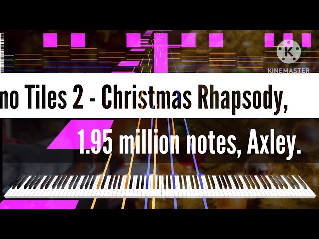 [Black Midi] Piano Tiles 2 - Christmas Rhapsody, 1.95 million notes, Axley. class=