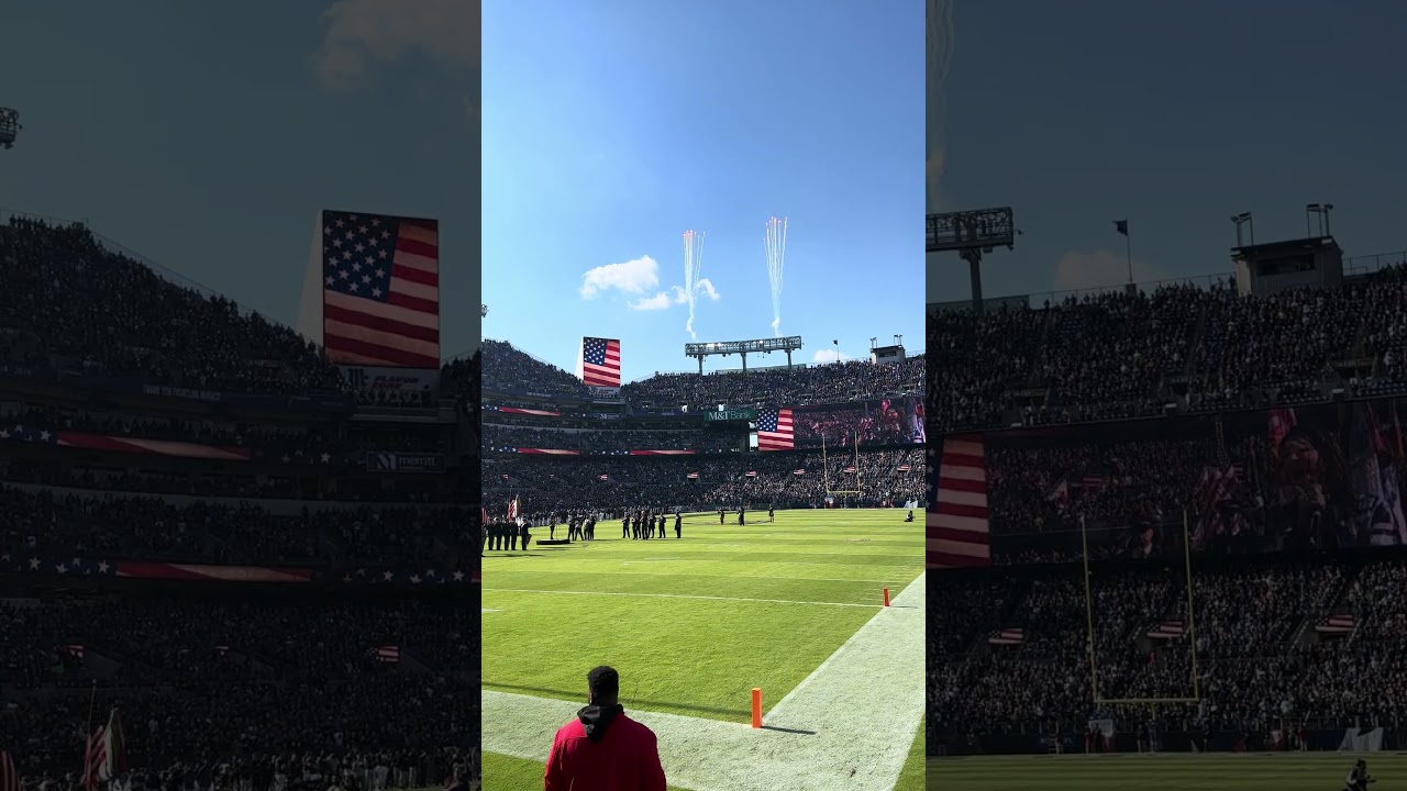 Epic National Anthem + Flyover - Ravens vs Seahawks -  NFL Salute to Service Nov. 5th 2023