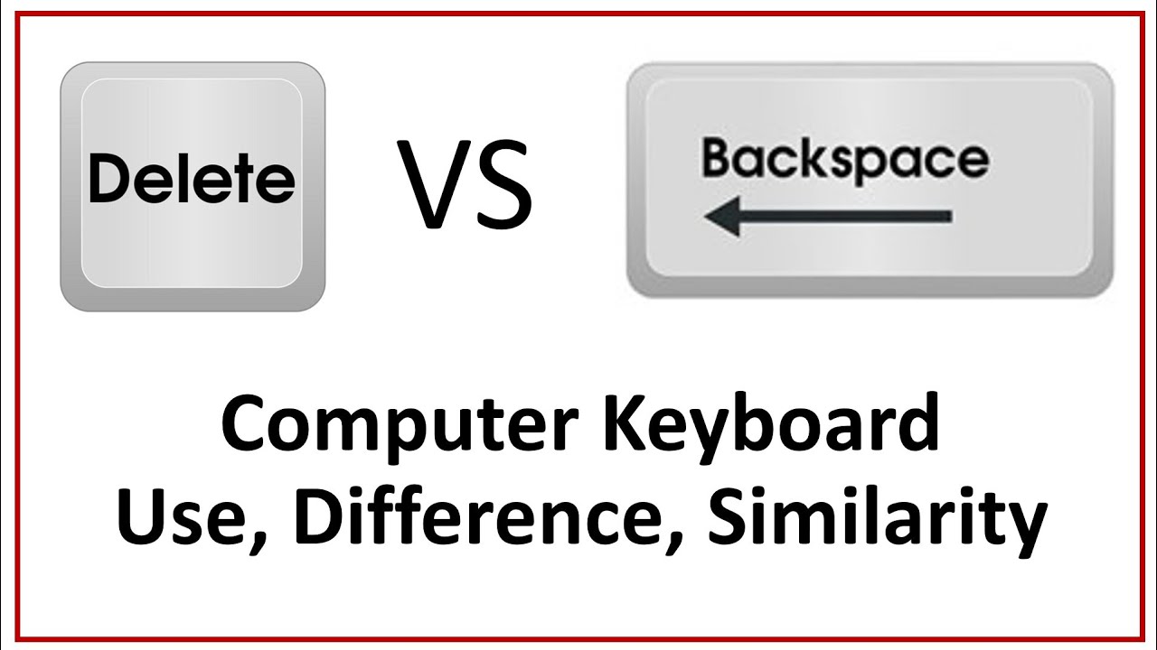 Which Key Is Used For Deleting Text?