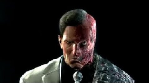 Two Face game over screens (Batman Arkham Trilogy)
